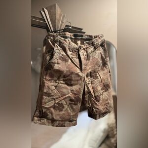 All saints mens camo shorts